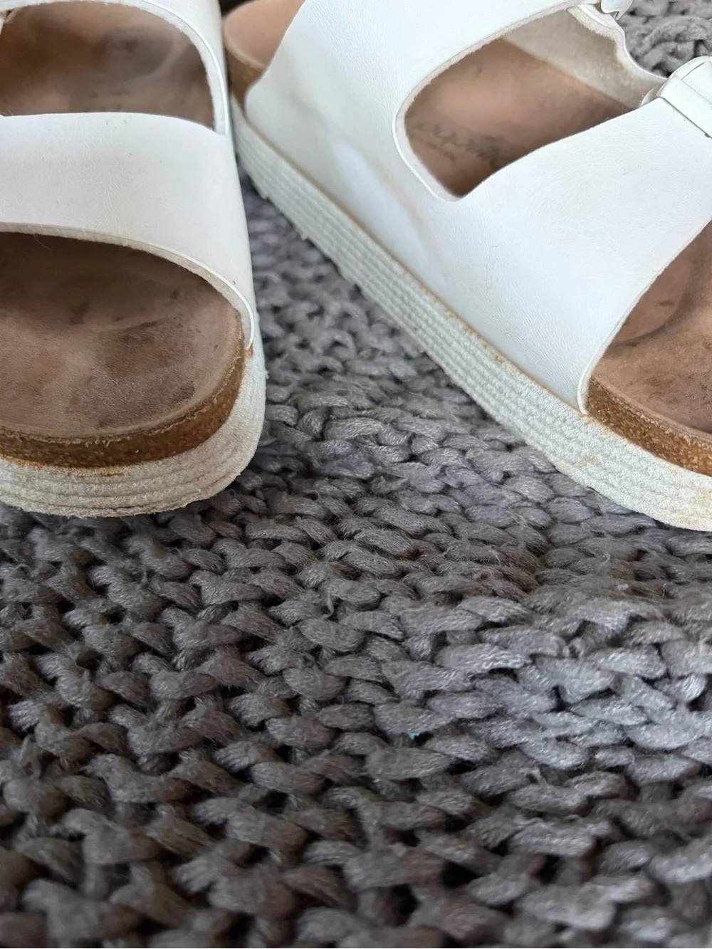 Birkenstock Arizona Flex Platform Birko-Flor Papillio, White, Size 39/8 - Picture 8 of 10